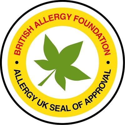 Dấu kiểm định do Hiệp hội nghiên cứu các chất gây dị ứng của Anh (Allergy UK) cấp về khả năng làm giảm hiệu quả các tác nhân gây dị ứng.